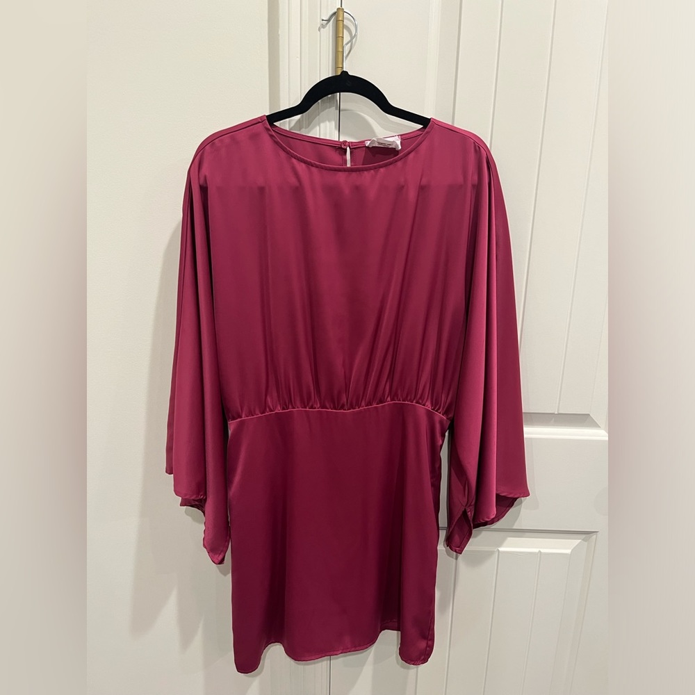 Dee Dee Mauve/Red Dress